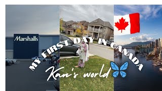 My first day in Canada | canada's first impression on me 🇨🇦🇵🇰