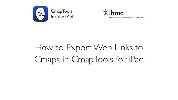 CmapTools for iPad: Exporting Web Links to Cmaps
