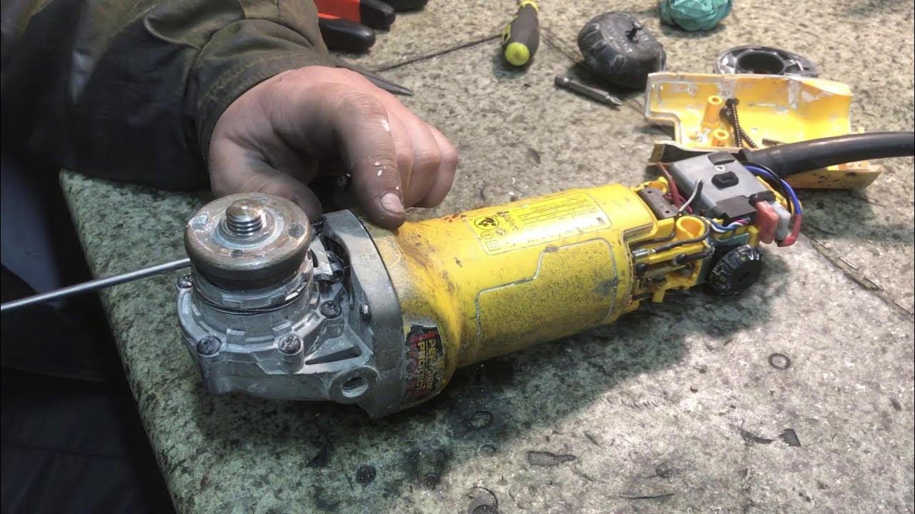 Как поменять подшипник на девольт 713