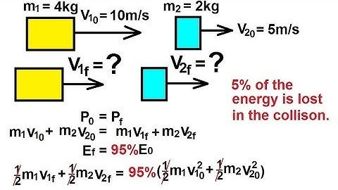 Physics 10   Momentum and Impulse (22 of 30) Inelastic Collision Ex.7