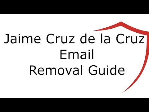 Jaime Cruz de la Cruz Spam Email Removal Guide