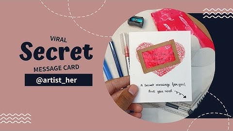 How to Make a Viral Secret Message Card | DIY Kit Tutorial