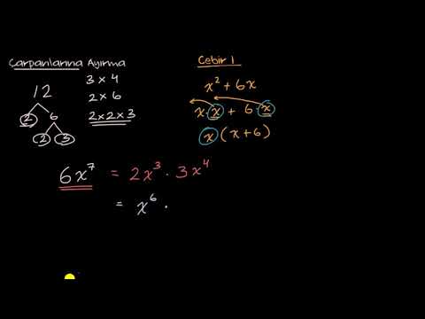 Yüksek Dereceli Tek Terimli İfadeleri Çarpanlarına Ayırmaya Giriş (Matematik) (Cebir 2)