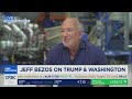Washington Post owner Jeff Bezos claims Trump is "disciplined" and "mature"