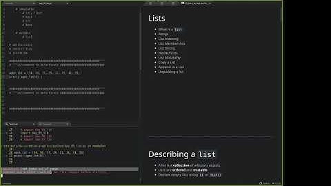 Python Intro to Lists and For loops - (2021-04-17)- [April 2021 Cohort]