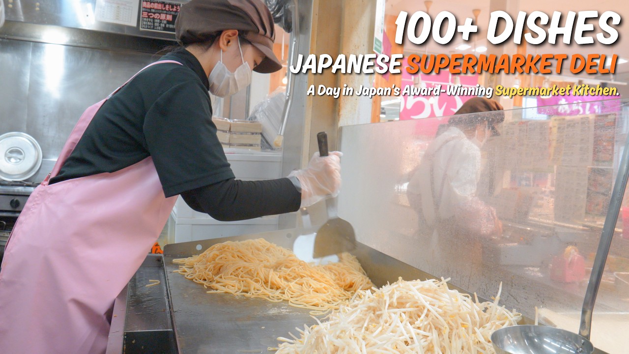 Unbelievable Variety! Inside a Japanese Supermarket That Makes 100+ Dishes by Hand Every Day