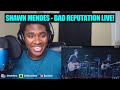 this man SHAWN is amazing live! Shawn Mendes - Bad Reputation MTV Unplugged | REACTION!