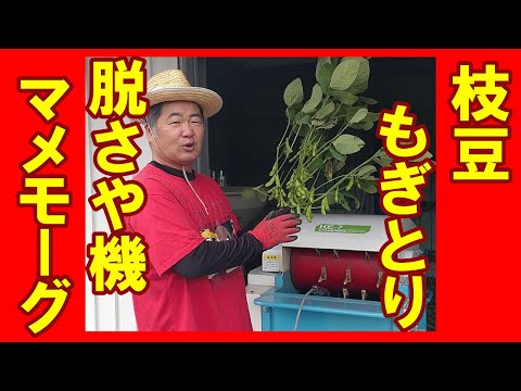 Introducing the Mitsuwa Mame-Moog edamame soybean picking machine