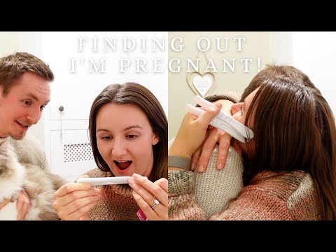 FINDING OUT I'M PREGNANT! *raw & emotional reaction* | faint positive, 9dpo