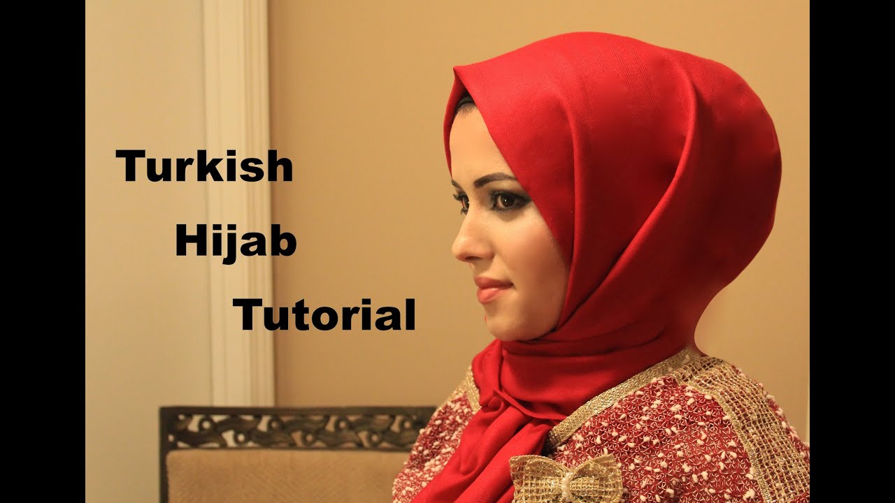 Turkish HijabTutorial in less than a minute طريقة لف 