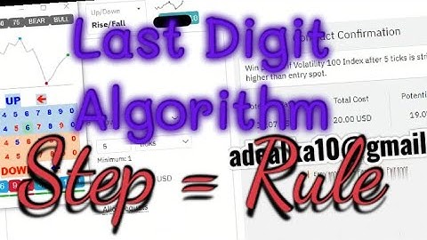 Binary rise fall last digit rule strategy xz