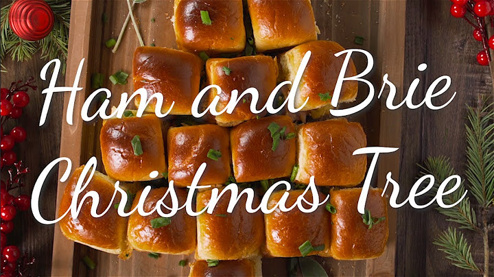 Ham & Brie Christmas Tree | Turano Baking