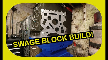 HOW I MADE A PROFILE CUT BLACKSMITHS SWAGE BLOCK ON A CNC!