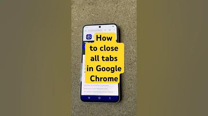How to close all tabs in Google Chrome