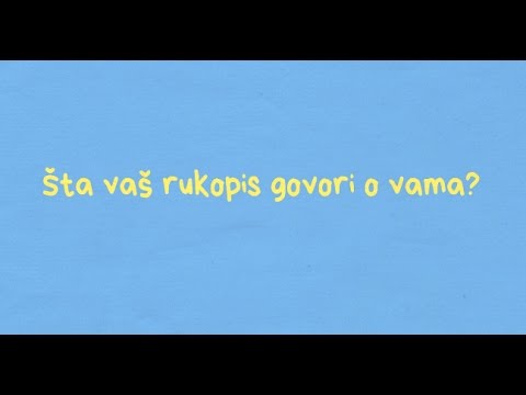 Video: Kako Promijeniti Svoj Rukopis