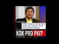 Hashim Djojohadikusumo, Adik dari Prabowo, Nyatakan Siap Terima Dukungan dari PKI