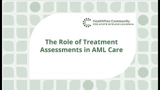 Treatment Assessments for AML Care | Dr. James Dugan