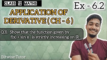 Ex 6.2 q3 class 12 | Ex 6.2 Class 12 q3 | ex 6.2 Q3 Class 12 maths | maths achieves classes