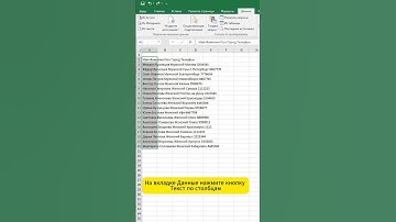Быстрый трюк. Как разделить длинный текст по столбцам? #exceltips #excel #exceltricks #эксель