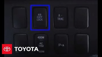 2007-2009 FJ Cruiser How-To: Locking Rear Differential (Auto Transmission 4WD) | Toyota