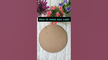 How to create perfect 🔥 grid lines for your artwork💜 #shortsfeed #trending #tutorial #craft #shorts