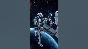 우주에서 군사 인공위성을 직접 수리하는 인공지능 휴머노이드 로봇 등장!AI Humanoid Robot Repairs Military Satellites in Space!