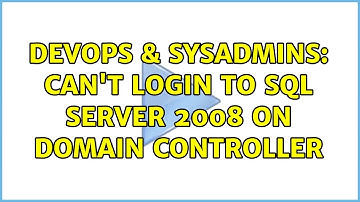 DevOps & SysAdmins: Can