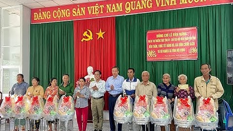 PBT Thường trực Tỉnh ủy chúc tết Đảng bộ, gia đình chính sách và hộ nghèo biên giới Vĩnh Hội Đông