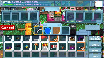 Growtopia - Hacking stacked guy’s account (super rich)