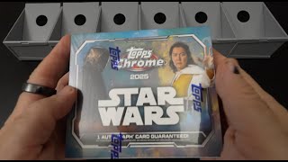 2025 Star Wars Chrome Topps Hobby Box Ripping
