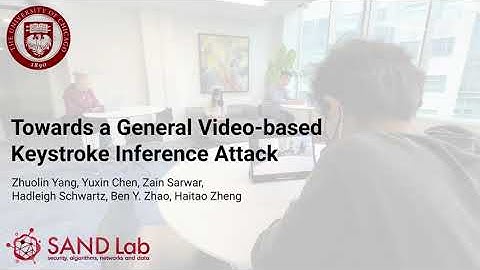 Towards a General Video-based Keystroke Inference Attack