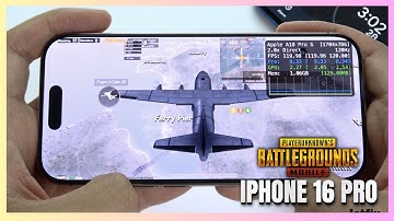 iPhone 16 Pro PUBG Mobile Gaming test | Apple A18 Pro, 120Hz Display