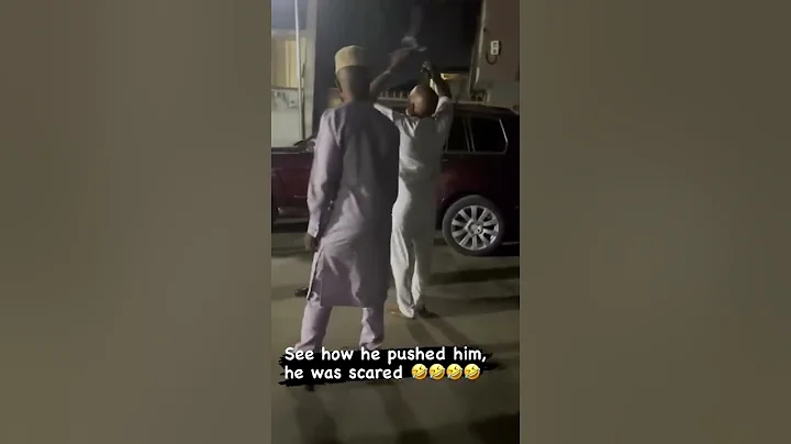 MC Oluomo Surprises Actor Olaiya Igwe With A Mercedes GLK SUV, Prostrates To Show Appreciation