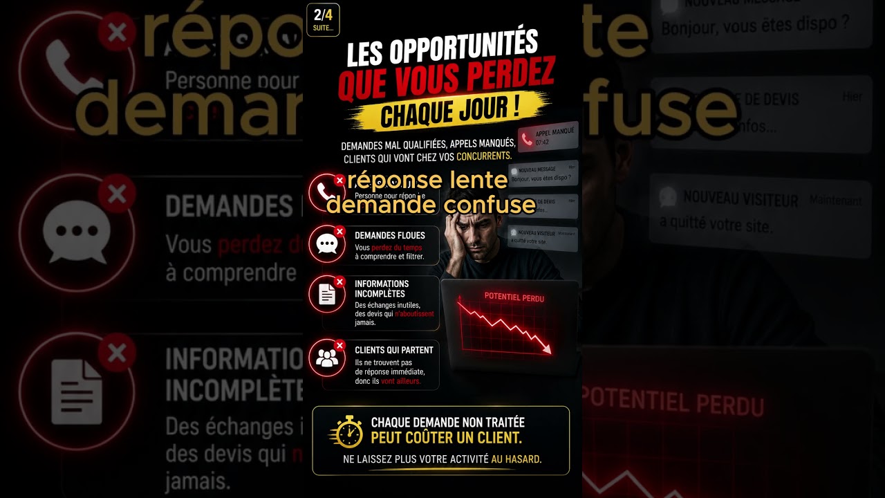 créer votre système d'accueil client intelligent qui capte et qualifie vos leads 24h/24