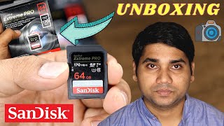 SanDisk 64GB Extreme PRO SDXC UHS I Card Unboxing & Review | Best Memory Card for DSLR