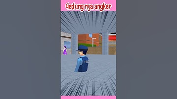 Sekolahnya angk3r banget 😱😱😱 ada hantu wanita di sakura school simulator horor #shorts