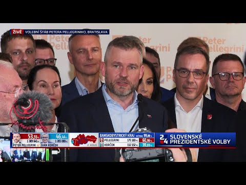 Volby na Slovensku 2024: Pellegrini: Národ rozhodl, koho chce mít za prezidenta