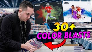 I Bought 30+ COLOR BLASTS From One Dealer At The Dallas Card Show! 🤯