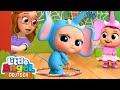 Ein Elefant ging ohne Hetz | Kinderlieder | Little Angel Deutsch - Kinderlieder