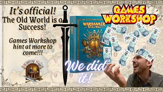 It's Official - Warhammer the Old World is a Success, With More to Come Planned!