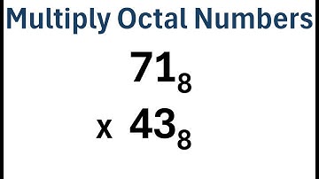 How to Multiply Octal Numbers