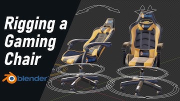 Rigging a Gaming Chair in Blender Under 2 Minutes