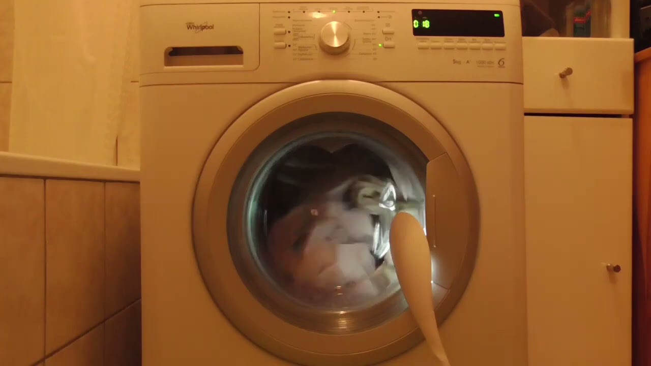 Pralka Whirlpool 6th sense AWOC 51003SL, program  Szybki 30 stopni, cały