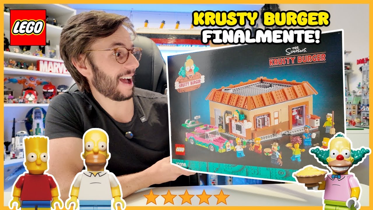LEGO Simpsons Krusty Burger 10352 – Unboxing e Review Detalhado!