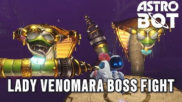 Astro Bot PS5 - Lady Venomara Boss Fight (Serpent Starway)