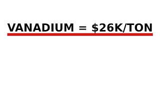 The Economics of Owning a Vanadium Mine