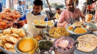 Cheapest Kolkata Breakfast | Kachori Sabzi & Aloo Paratha ₹10 ONLY | Indian Street Food