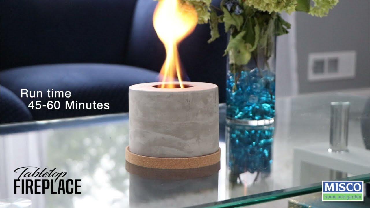 Misco Tabletop Fireplace YouTube