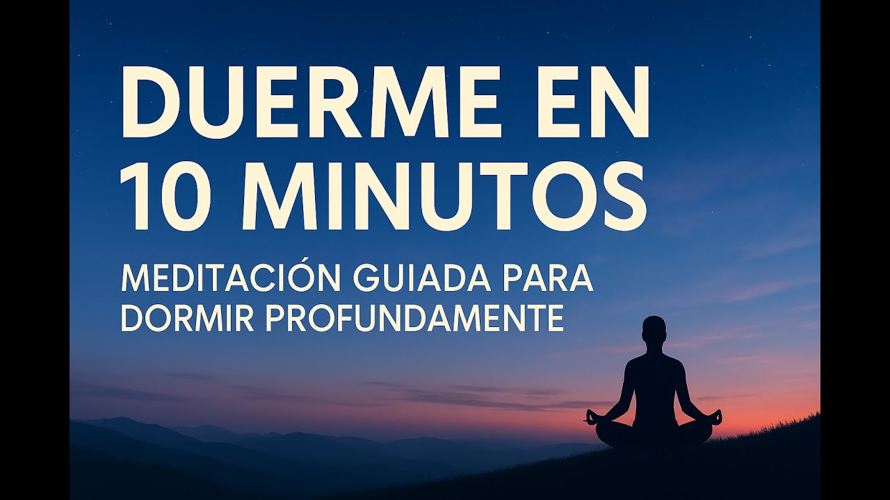Mindfulness para dormir en 10 minutos | Meditación guiada para soltar ...