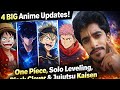 4 BIG Anime Updates - One Piece, Solo Leveling, Black Clover &amp; Jujutsu Kaisen?!!